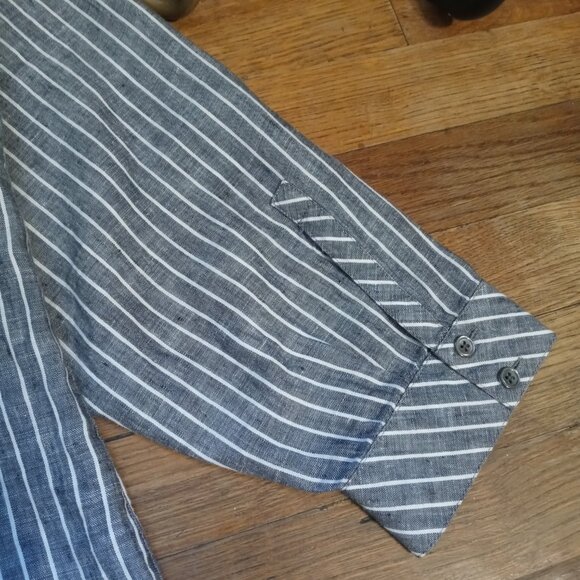 J. JILL love linen plus mixed stripes tunic top (4X) - Picture 15 of 16